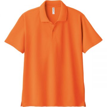 ドライポロシャツ015.オレンジ