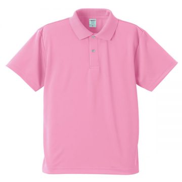 ドライアスレチックポロシャツ066.ピンク