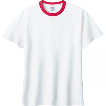 ヘビーウェイトTシャツ【在庫限り】710.ホワイト×レッド