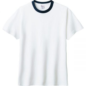 ヘビーウェイトTシャツ【在庫限り】731.ホワイト×ネイビー