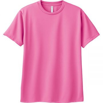 ドライTシャツ049.蛍光ピンク