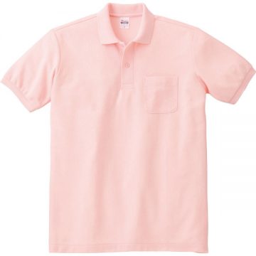 T/Cポロシャツ(ポケット有り)011.ピンク