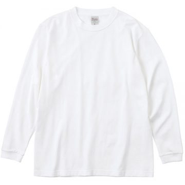 スーパーヘビー長袖Tシャツ001.ホワイト