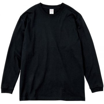 スーパーヘビー長袖Tシャツ005.ブラック
