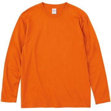 ヘビーウェイト長袖Tシャツ015.オレンジ