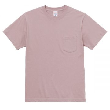ハイクオリティTシャツ（ポケット付）209.スモーキーピンク