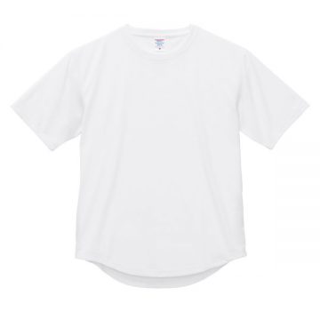 ドライコットンタッチ ラウンドテール Tシャツ（ローブリード）001.ホワイト