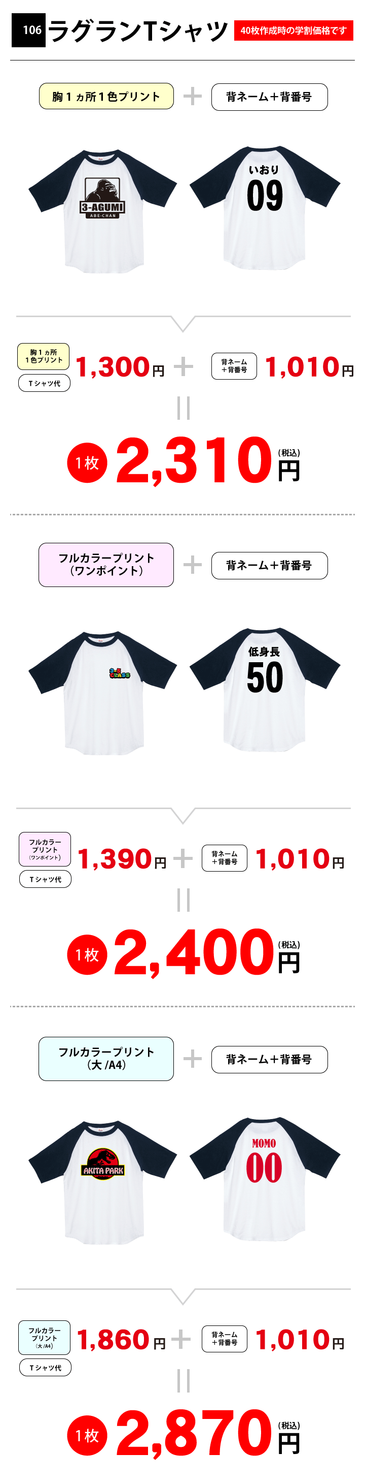 背ネーム・背番号商品例106